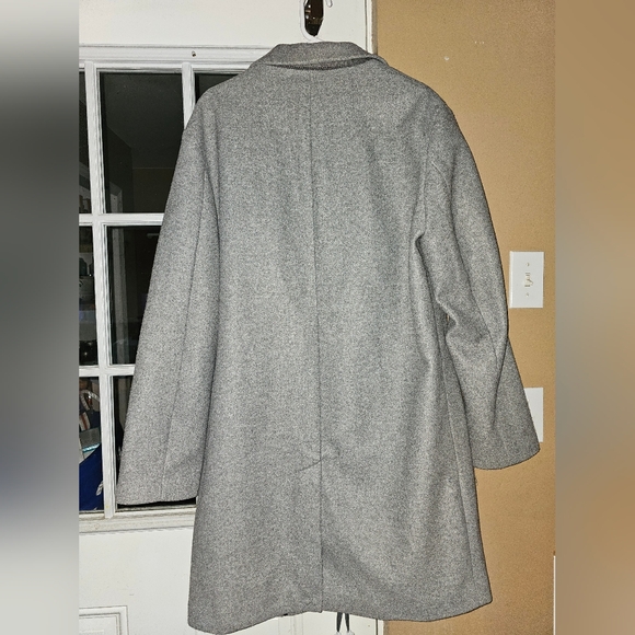 ZARA Men's Long Coat (4 Way Coat) Gray Size XLarge - Picture 5 of 5